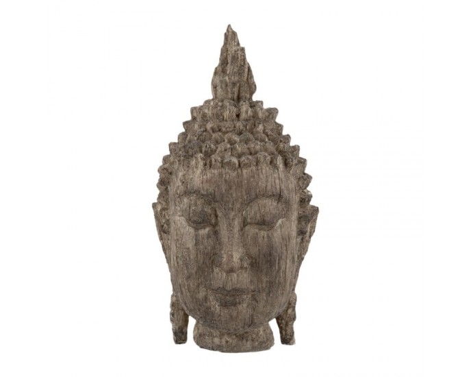 Artekko Buddha Διακοσμητικό Κεφάλι Βούδα Καφέ ΓΕΝΙΚΑ ΔΙΑΚΟΣΜΗΤΙΚΑ