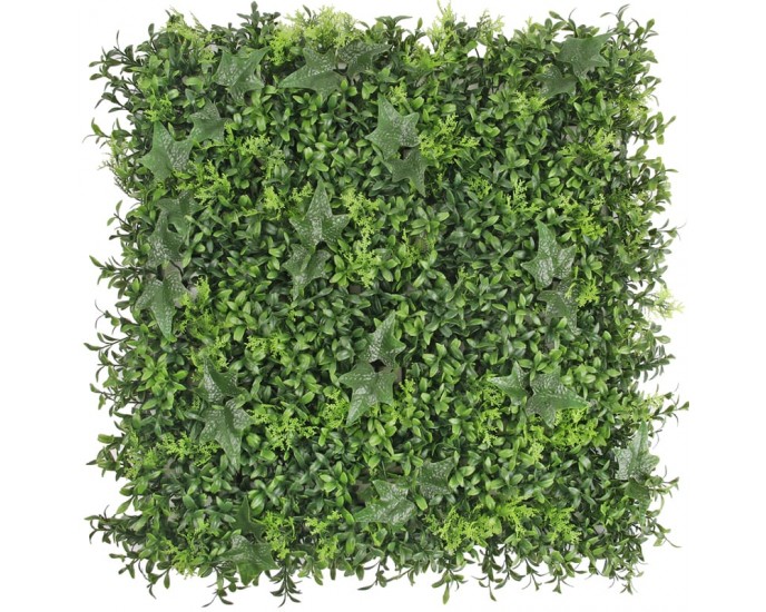 Artekko Artificial Panel Τεχνητή Φυλλωσιά Πολυαιθυλένιο Πράσινο (50x50x6)cm ΤΕΧΝΗΤΑ ΛΟΥΛΟΥΔΙΑ