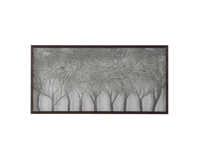 Artekko Shith Διακοσμητικό Τοίχου Πίνακας Δέντρα με Καφέ Κορνίζα (100x50x3)cm ΔΙΑΚΟΣΜΗΤΙΚΑ ΤΟΙΧΟΥ