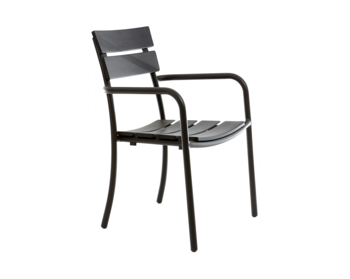 Artekko Καρέκλα Πλαστική με Σκελετό Αλουμινίου (56x56x84)cm