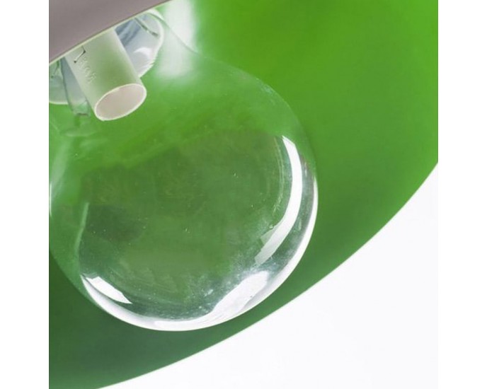 Artekko Μεταλλικό Λευκό Πράσινο Φωτιστικό Οροφής (E27)