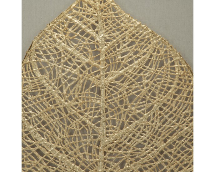 Artekko Zleact Διακοσμητικό Τοίχου Πλεχτό Φύλλο με Μαύρη Κορνίζα (60x90x3)cm ΔΙΑΚΟΣΜΗΤΙΚΑ ΤΟΙΧΟΥ