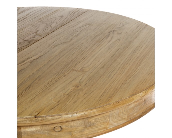 Artekko Τραπέζι τραπεζαρίας ανοιγόμενο από ξύλο μασίφ (125/165x125x78)cm