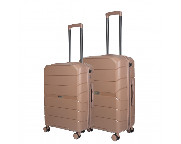 Βαλίτσα trolley Επεκτάσιμη Elusive Cardinal (PP) μεσαία/μεγάλη 2016/60/70 cm ροζ χρυσό ΣΕΤ