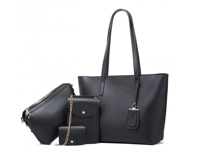 Γυναικείο σετ τσάντας χιαστί/ώμου/ χειρός ώμου Cardinal ZM596 black