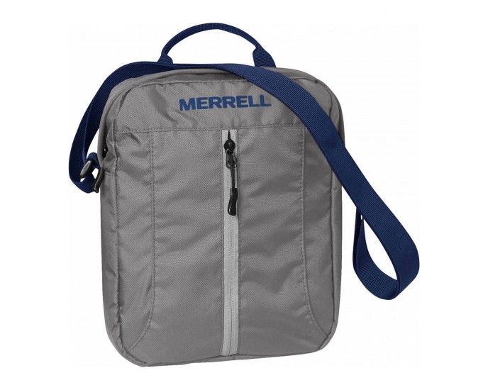 Tablet bag τσαντάκι ώμου Merrell 23627 μαύρο Ανθρακί/μπλέ