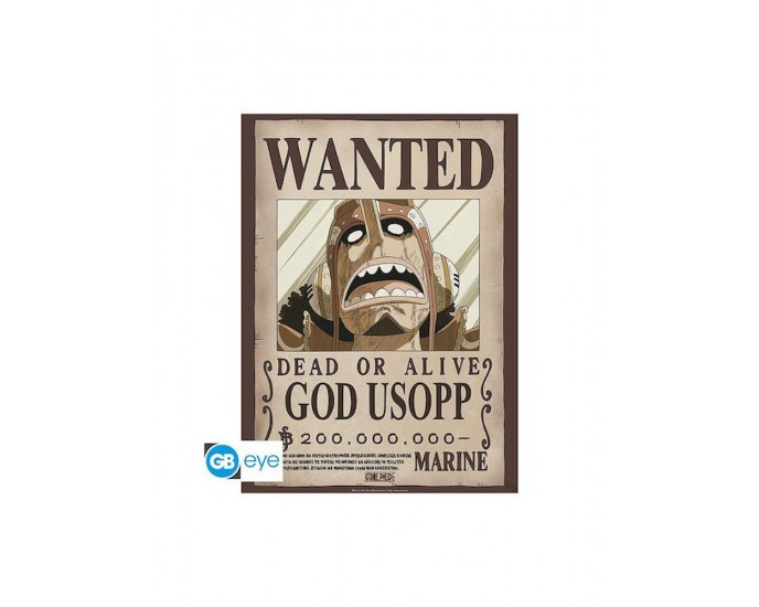 Abysse One Piece - Wanted God Usopp Poster Chibi (52x38cm) (GBYDCO232)