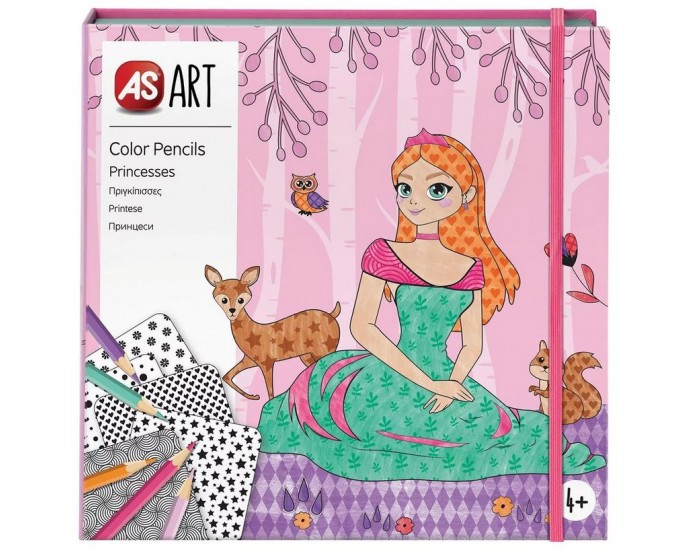 AS Art: Color Pencils Princesses (1038-21054)
