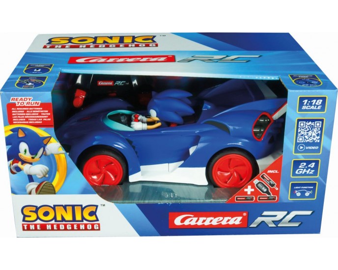 Carrera R/C Car: 2,4GHz Team Sonic Racing - Sonic (Performance Version) - 1:18 (370201063)