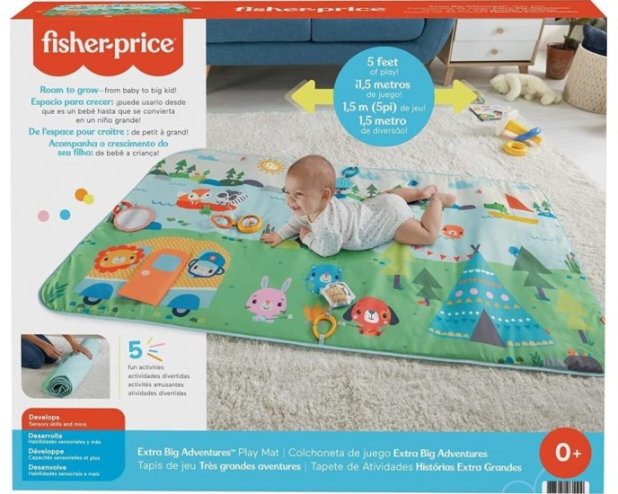 Fisher-Price Extra Big Adventure Play Mat (GXR53)