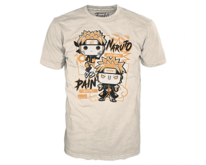 Funko Boxed Tee: Naruto Shippuden - Naruto vs Pain T-Shirt (L) ΜΠΛΟΥΖΕΣ