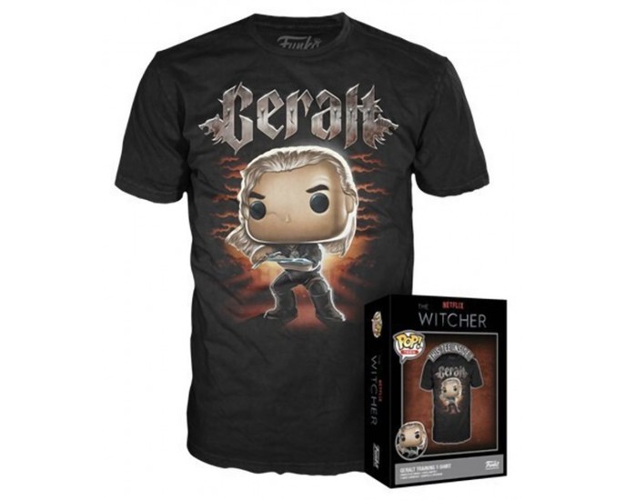 Funko Boxed Tees: The Witcher - Geralt Training (L)