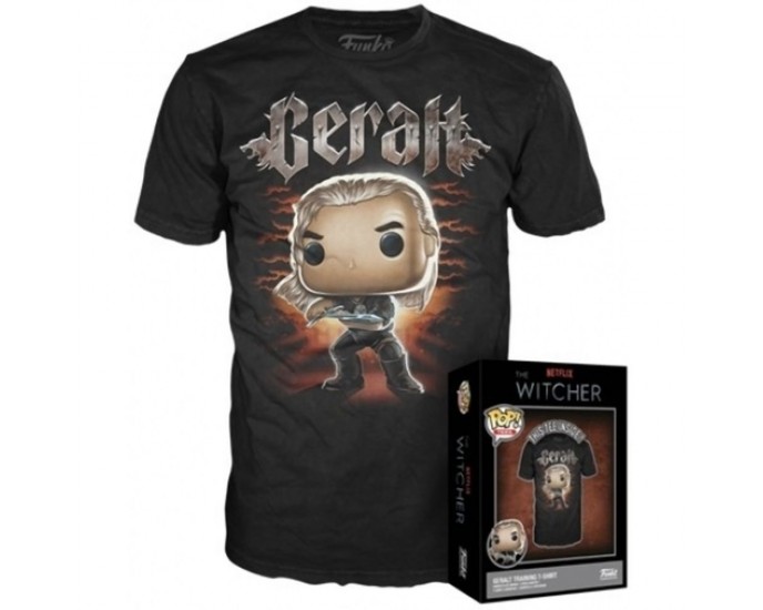 Funko Boxed Tees: The Witcher - Geralt Training (M)
