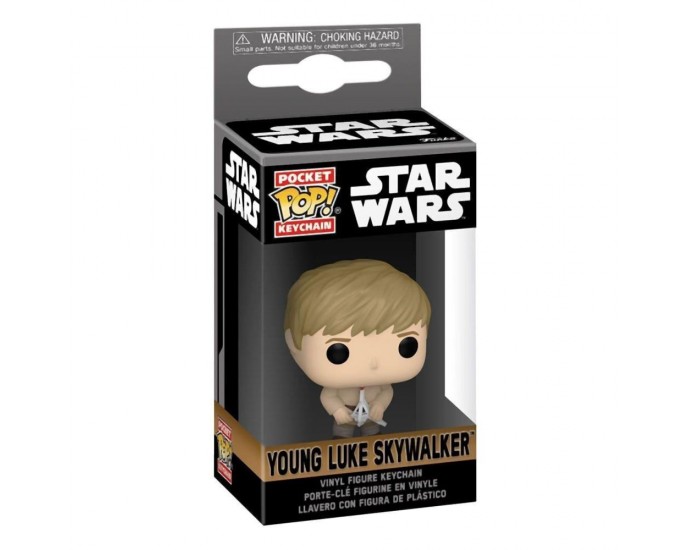 Funko Pocket Pop!: Disney Star Wars Obi-Wan Kenobi - Young Luke Skywalker Bobble-Head Vinyl Figure Keychain