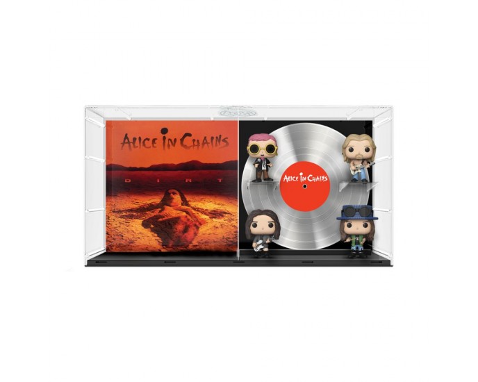 Funko Pop! Albums Deluxe: Alice in Chains - Layne Staley, Jerry Cantrell, Mike Starr, Sean Kinney (Dirt) #31 Vinyl Figures