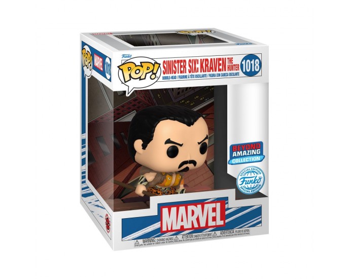 Funko Pop! Deluxe Marvel Comics: Beyond Amazing Collection - Sinister Six: Kraven The Hunter (Special Edition) #1018 Bobble-Head Vinyl Figure