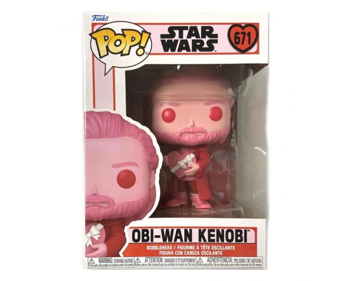 Funko Pop! Disney Star Wars: Valentines S4 - Obi-Wan Kenobi #671 Bobble-Head Vinyl Figure ΦΙΓΟΥΡΕΣ