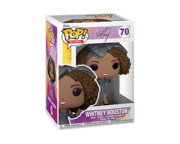 Funko Pop! Icons: Whitney Houston - Whitney Houston #70 Vinyl Figure