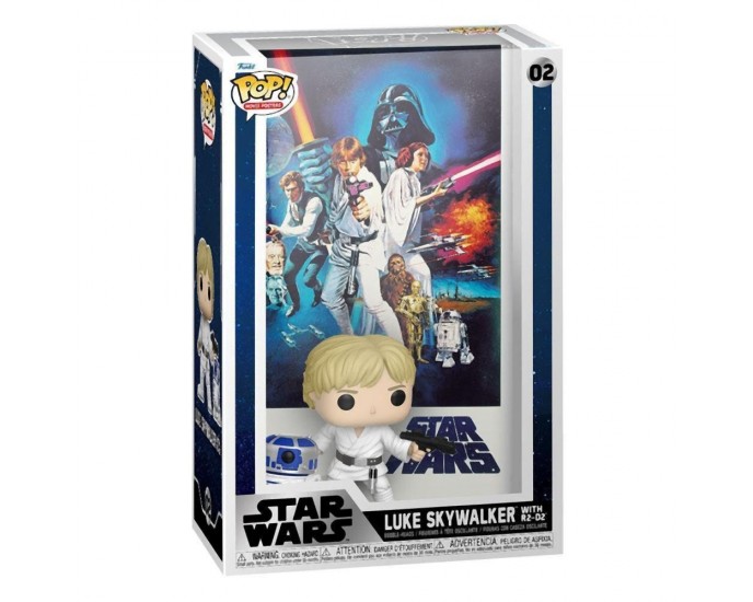 Funko Pop! Movie Poster: Disney Star Wars - Luke Skywalker with R2-D2 #02 Bobble-Head Vinyl Figure ΦΙΓΟΥΡΕΣ