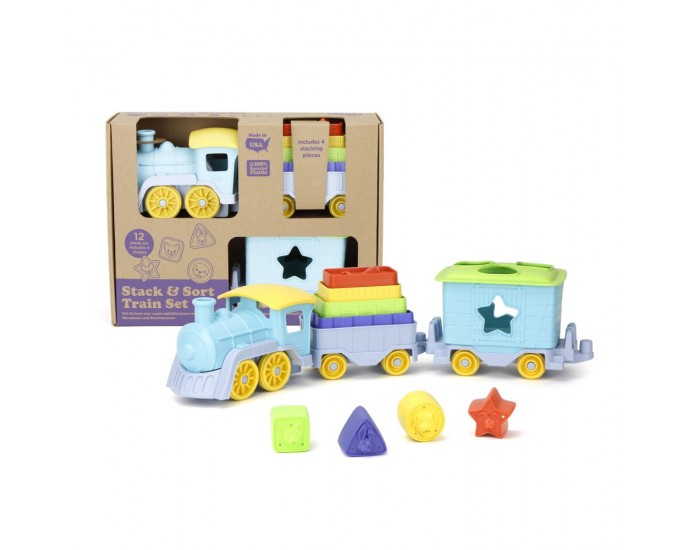 Green Toys: Stack  Sort Train (TNSS-1460)