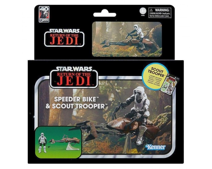 Hasbro Fans - Disney Star Wars Return of the Jedi Vintage Collection: Speeder Bike  Scout Trooper Action Figure (F6882)