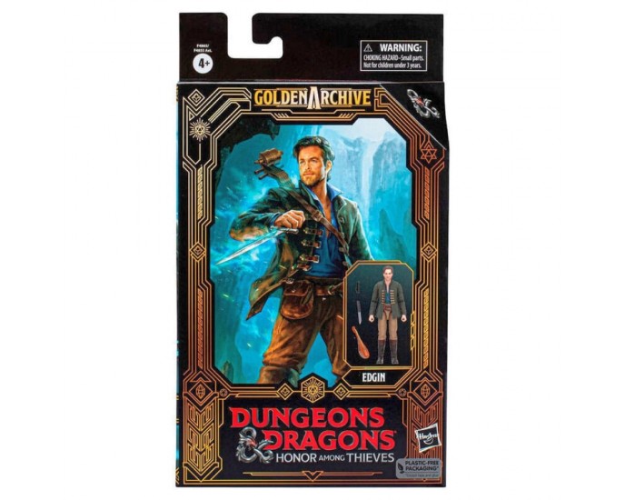Hasbro Fans - Dungeons  Dragons Honor Among Thieves: Golden Archive Action Figure - Edgin (F4865)