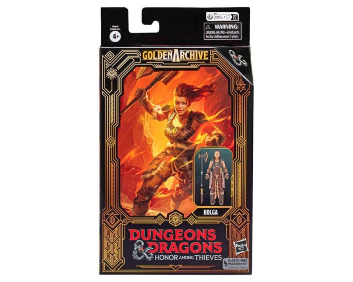 Hasbro Fans - Dungeons  Dragons Honor Among Thieves: Golden Archive Action Figure - Holga (F4866)