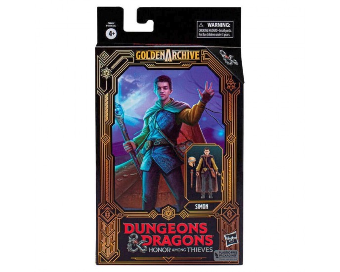 Hasbro Fans - Dungeons  Dragons Honor Among Thieves: Golden Archive Action Figure - Simon (F4869)