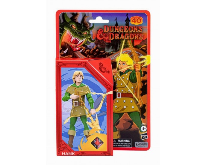 Hasbro Fans - Dungeons  Dragons Retro Collection: Hank Action Figure (15cm) (Excl.) (F4882)