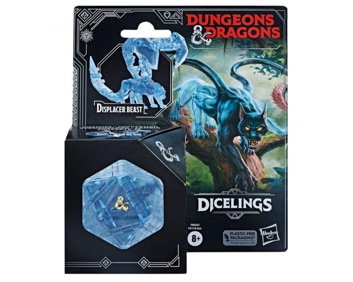 Hasbro Fans - Dungeons  Dragons: Dicelings - Collectible Blue Displacer Beast (Excl.) (F8022)
