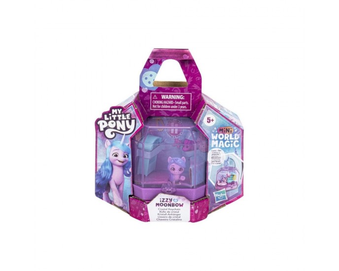 Hasbro My Little Pony: Mini World Magic - Izzy Moonbow Crystal Keychain (F5244) 