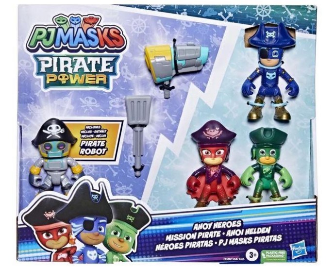 Hasbro Pj Masks: Hero Vs Villain - Ahoy Heroes Mission Pirate (F4588)
