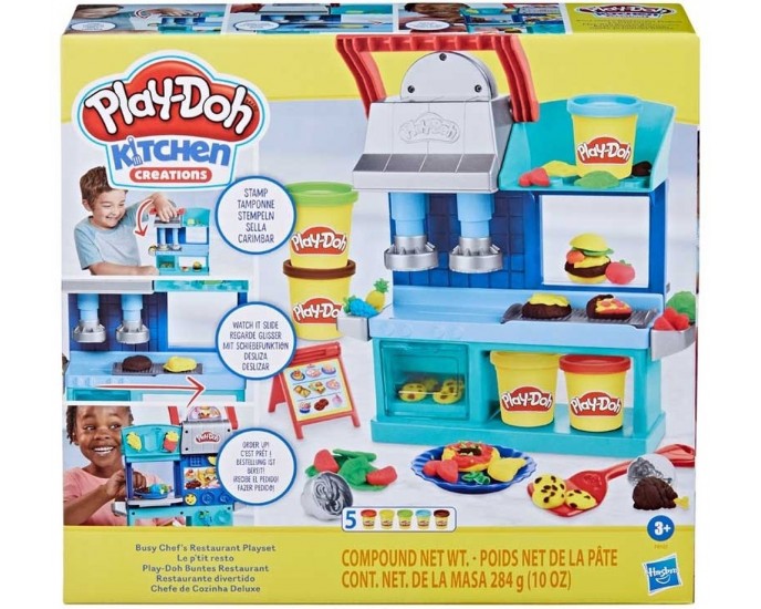 Hasbro Play-Doh Busy Chefs Restaurant Playset (F8107)