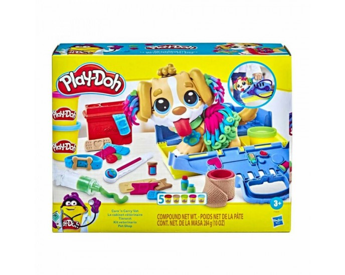 Hasbro Play-Doh Care n Carry Vet Playset (F3639)