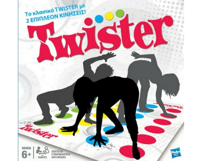Hasbro Twister - Επιτραπέζιο (Greek Language) (98831) ΕΠΙΤΡΑΠΕΖΙΑ