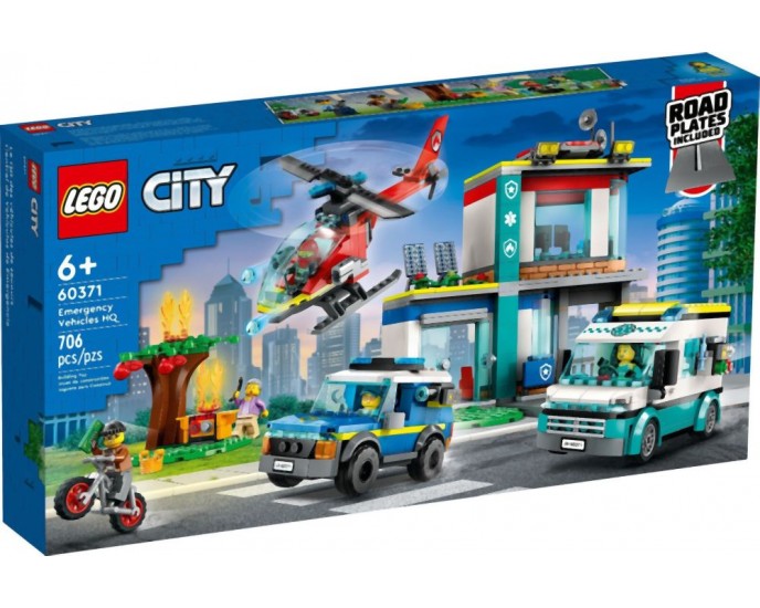 LEGO® City: Emergency Vehicles HQ (60371) LEGO