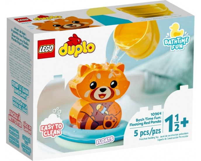 LEGO® DUPLO® My First: Bath Time Fun: Floating Red Panda (10964) LEGO