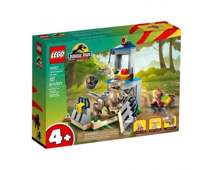 LEGO® Jurassic World: Jurassic Park Velociraptor Escape (76957) LEGO