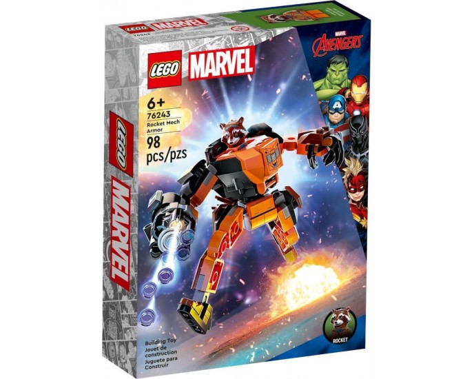 LEGO® Marvel: Rocket Mech Armor (76243) LEGO