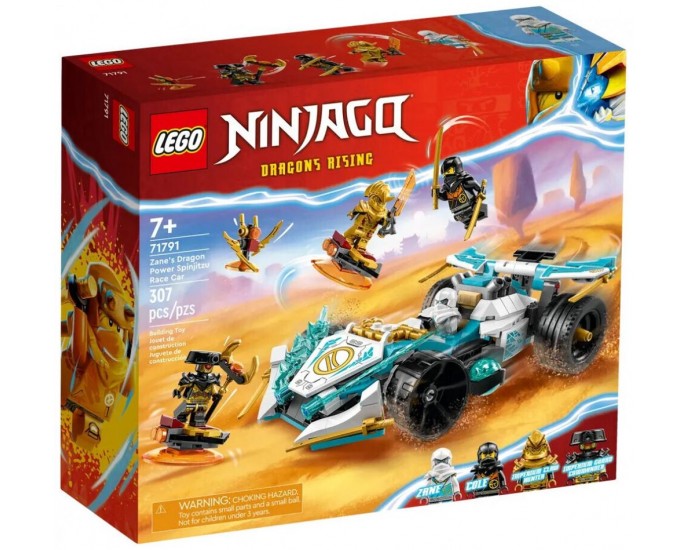 LEGO® NINJAGO®:  Zane’s Dragon Power Spinjitzu Race Car (71791) LEGO