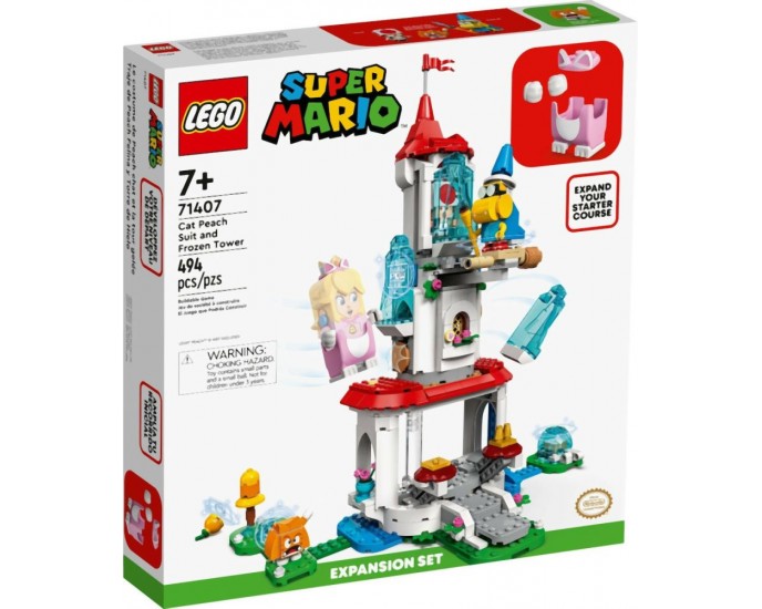 LEGO® Nintendo Super Mario™: Cat Peach Suit and Frozen Tower (Expansion Set) (71407) LEGO