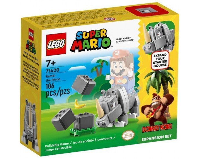 LEGO® Super Mario™: Rambi the Rhino Expansion Set (71420) LEGO