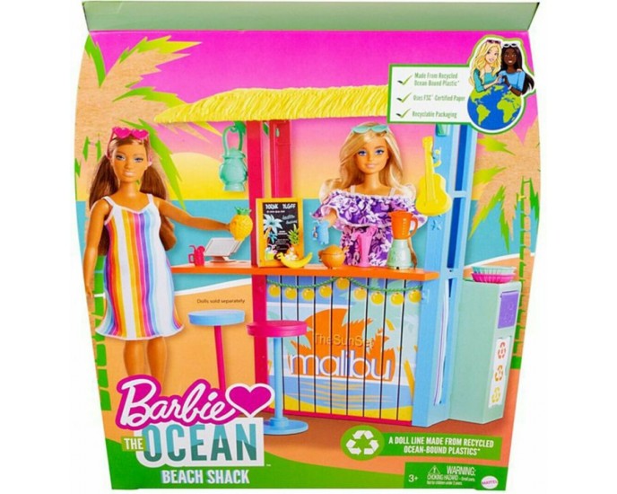 Mattel Barbie: Loves The Ocean - Beach Shack (GYG23)