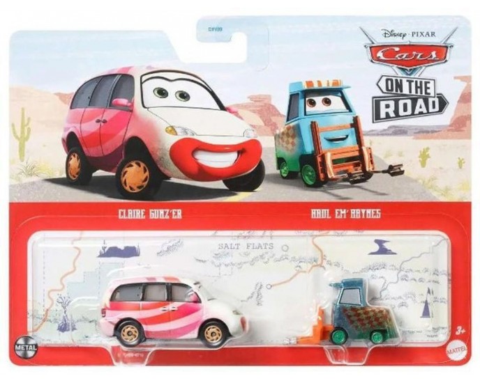 Mattel Disney Pixar: Cars On the Road - Claire Gunzer (Set of 2) (HLH66)