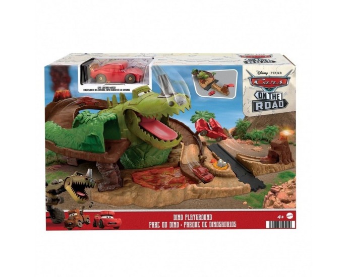 Mattel Disney: Cars On The Road - Dino Playground with Cave Lightning McQueen (HMD74)