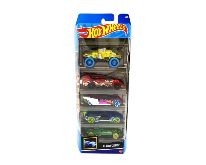 Mattel Hot Wheels - X-Raycers (Set Of 5) (HTV41)