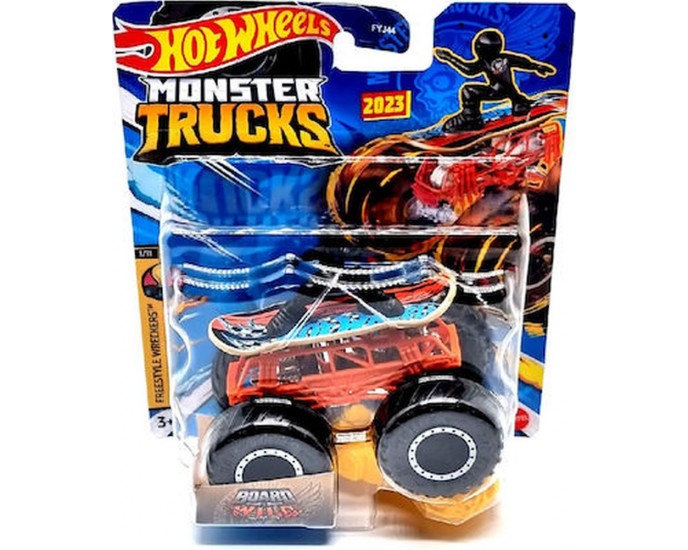 Mattel Hot Wheels Monster Trucks - Board to be Wild Die-Cast Vehicle (HKM32)
