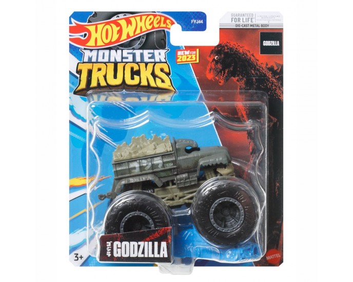 Mattel Hot Wheels Monster Trucks - Godzilla Die-Cast Vehicle (HKM37)