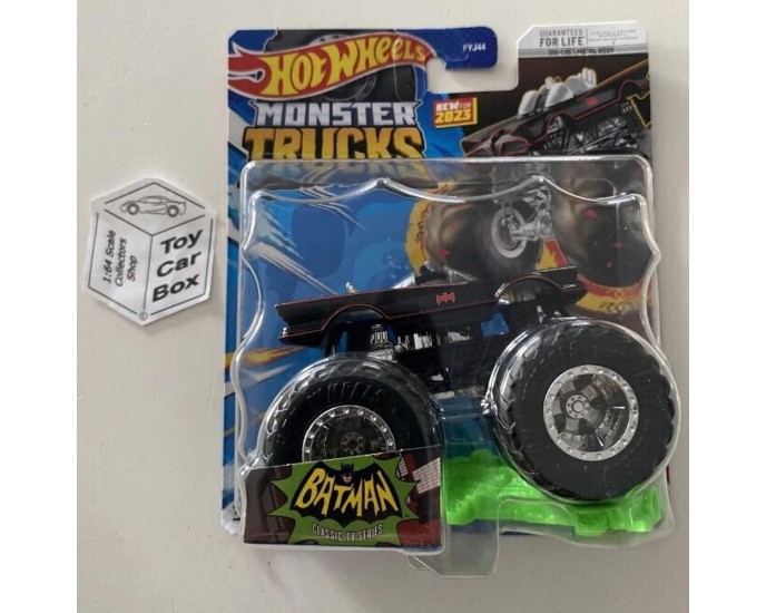Mattel Hot Wheels Monster Trucks 2023 - Batman Classic TV Series Die-Cast Vehicle (HPX05)