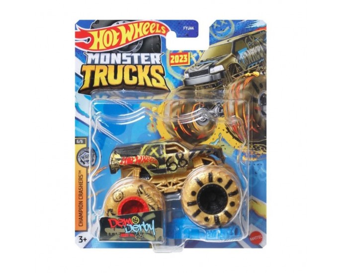 Mattel Hot Wheels Monster Trucks 2023 - Demo Derby Die-Cast Vehicle (HLR96)